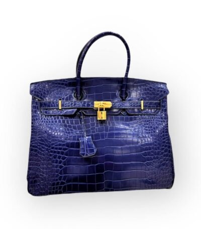 Handbag Hermes -B-180 dark blue