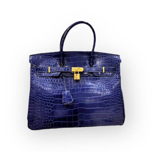 Handbag Hermes -B-180 dark blue