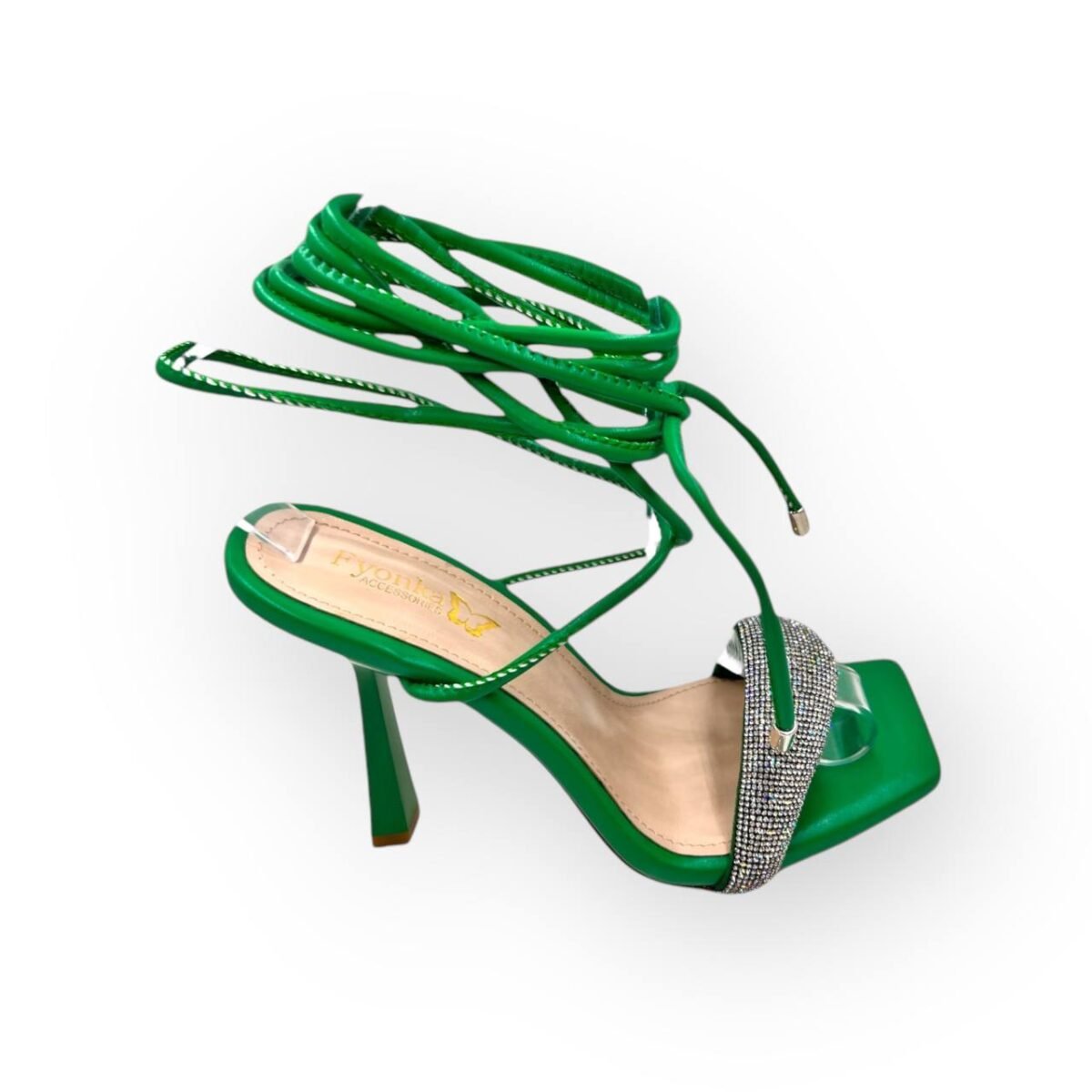 High heels ML1057-X72 green