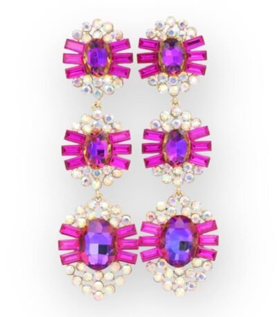 Earring 00121 pink