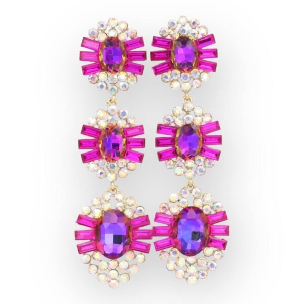 Earring 00121 pink