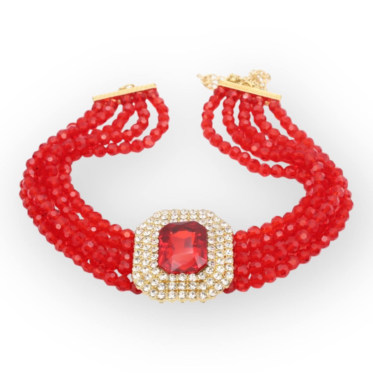 Necklace 00112 red